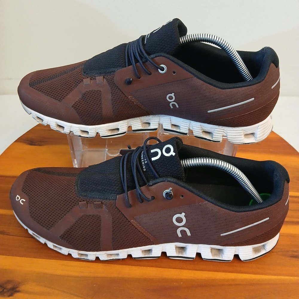 On Cloud 5 Mens 11 Burgundy Running Shoes Sneakers Athletic 19.99196